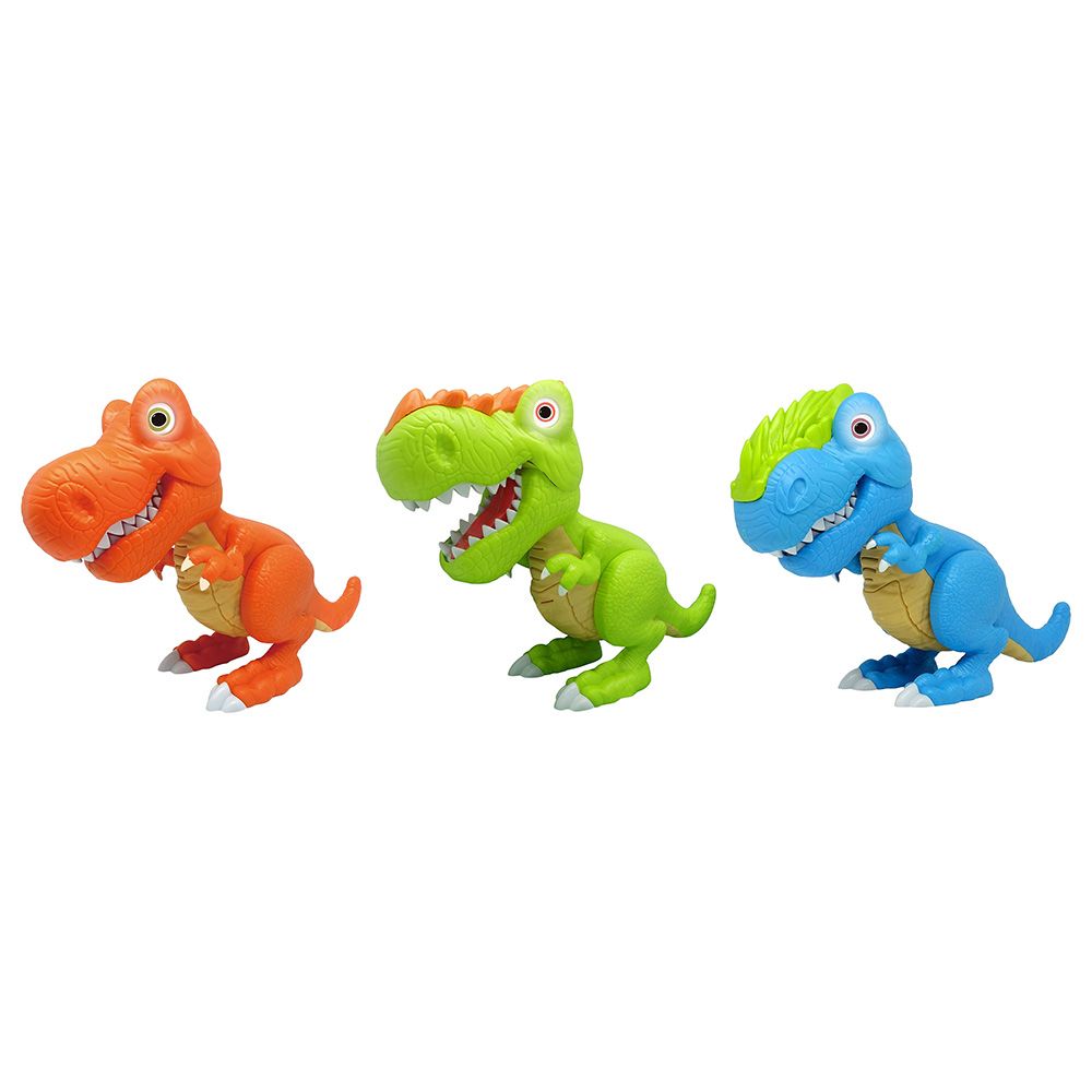 Megasaur - Bend & Bite T-Rex Dinosaur Toy - Style May Vary - 1pc