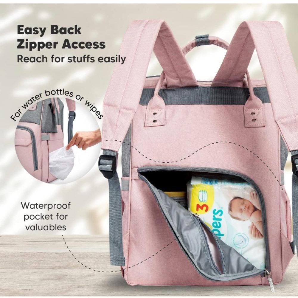 Keababies - Original Diaper Backpack - Classic Grey