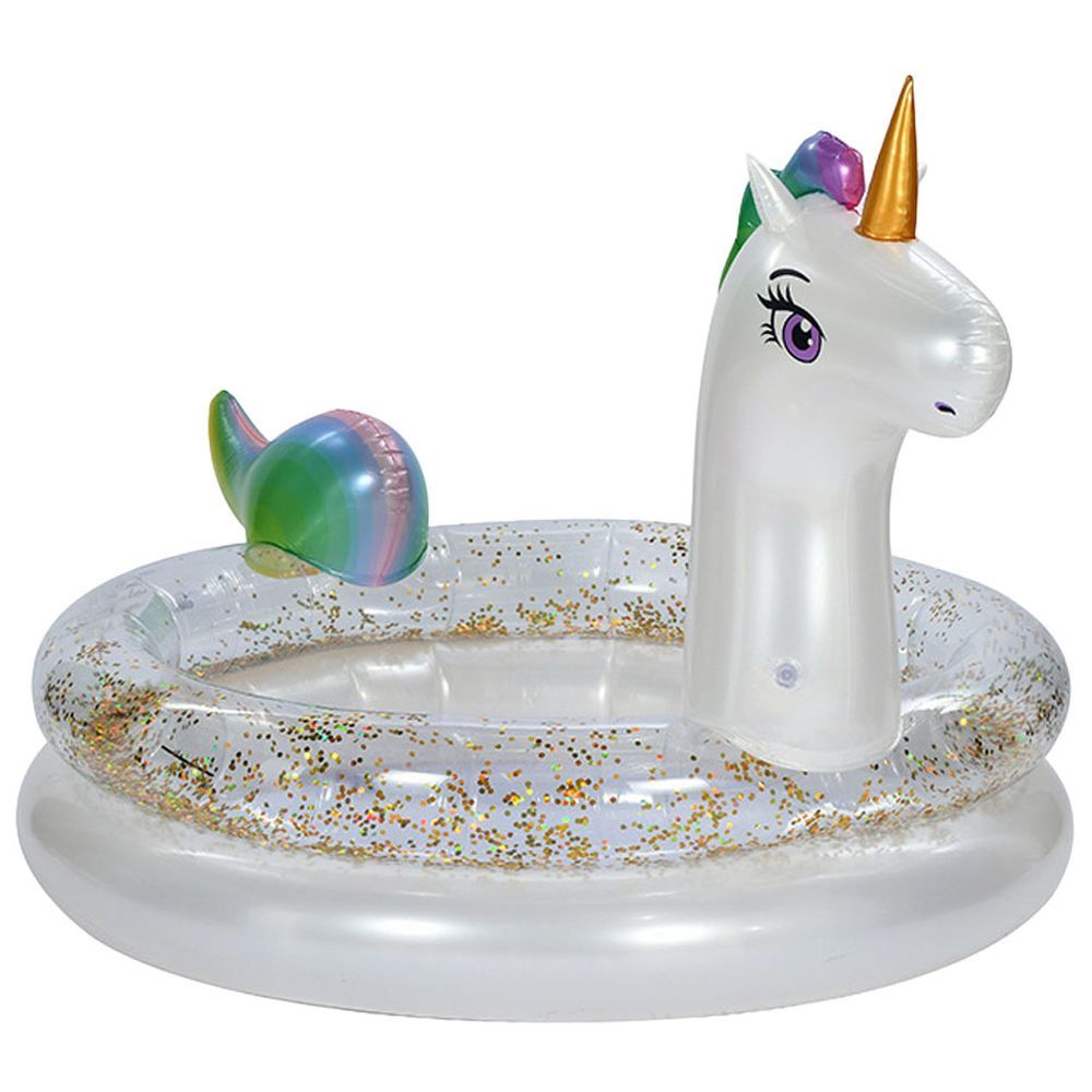 Buddiez - Kids Inflatable Tub - Unicorn - White