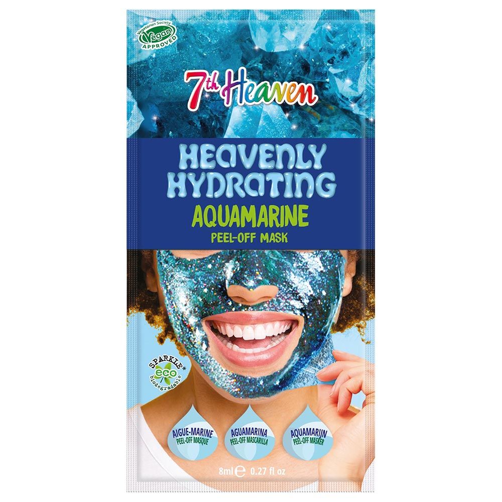 7th Heaven - Heavenly Hydrating Aquamarine Peel-Off Face Mask - 8 ml