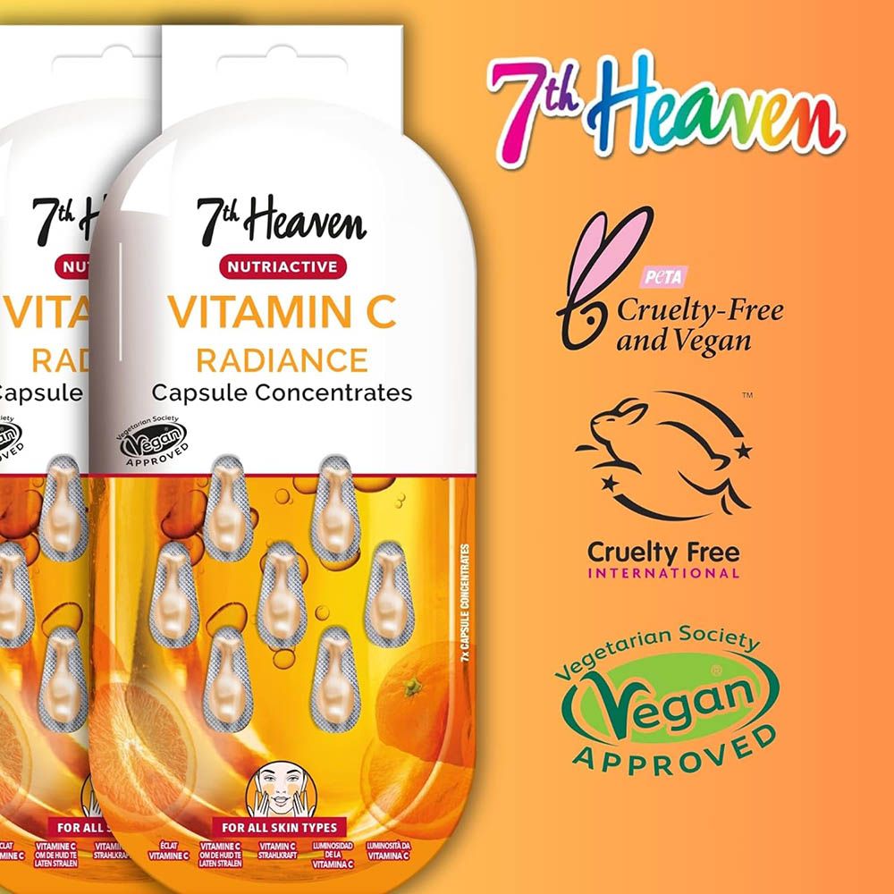 7th Heaven - Nutriactive Vitamin C Capsule Concentrates - Pack of 7