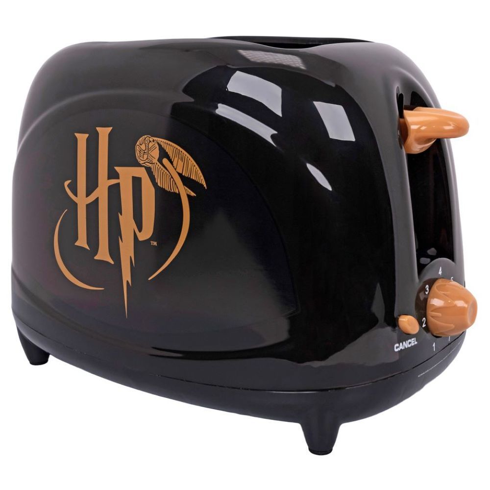 Uncanny Brands - Harry Potter Icon Elite 2 Slice Toaster - Black