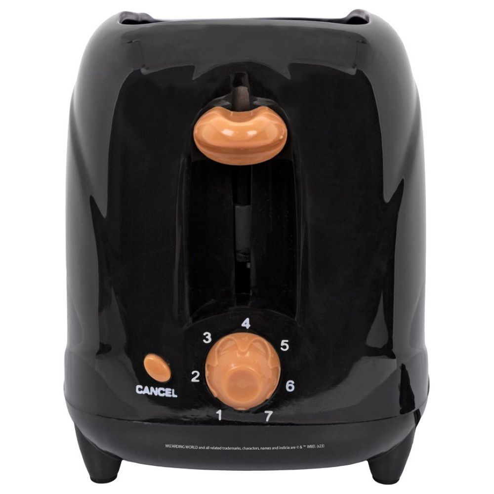 Uncanny Brands - Harry Potter Icon Elite 2 Slice Toaster - Black