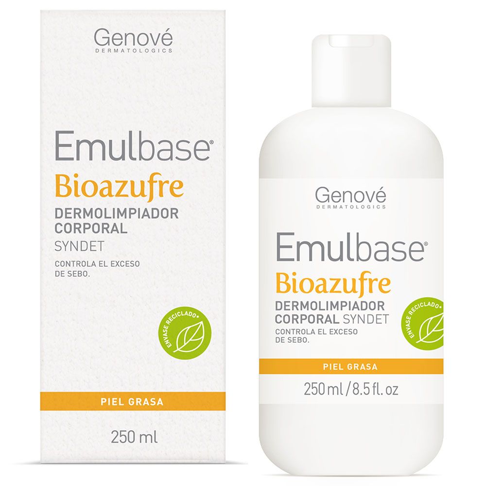 Genove - Emulbase Bio sulphur Cleanser - 250ml