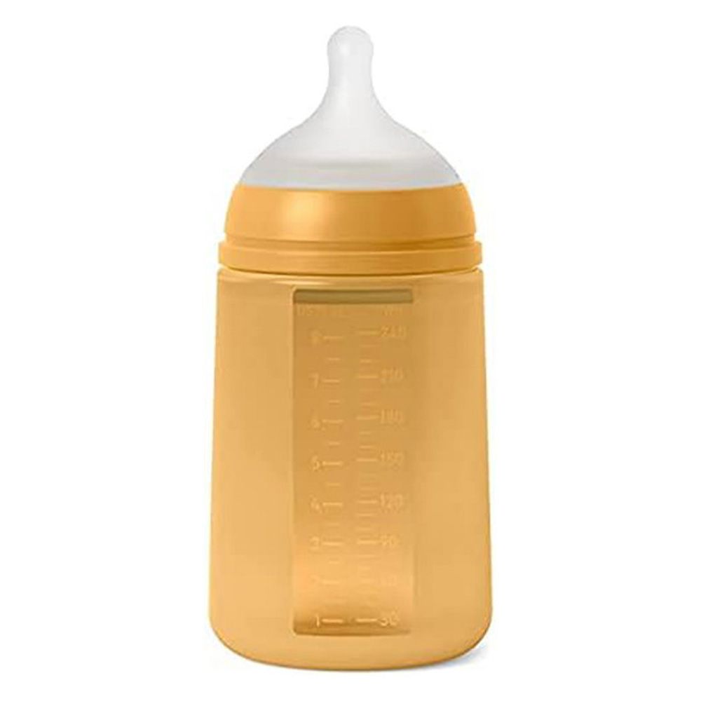 Suavinex - Silicone Feed Bottle - 240ml - Mustard