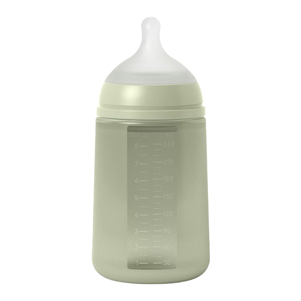 Suavinex - Silicone Feed Bottle - 240ml - Green