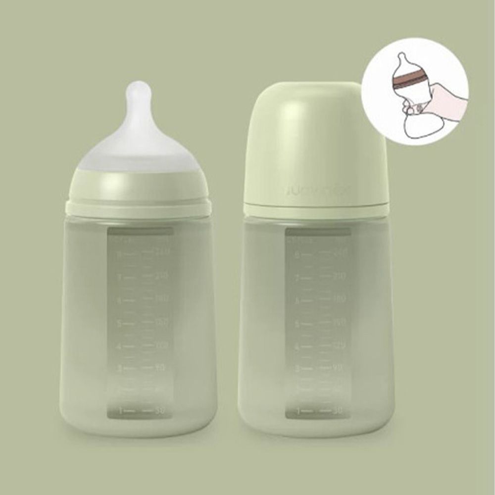 Suavinex - Silicone Feed Bottle - 240ml - Green