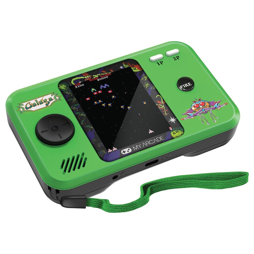 My Arcade - Galaga/Galaxian Pocket Player Pro With 2 Games