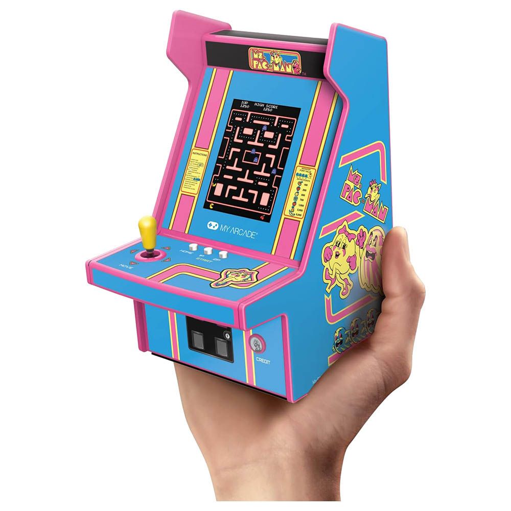 My Arcade - Ms. Pac-Man Micro Player Mini Arcade w/ 100 Games