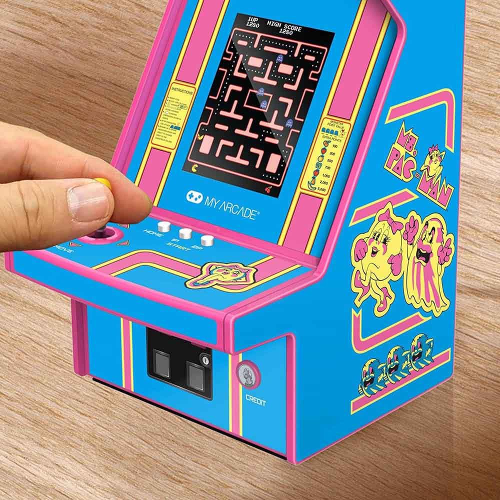 My Arcade - Ms. Pac-Man Micro Player Mini Arcade w/ 100 Games