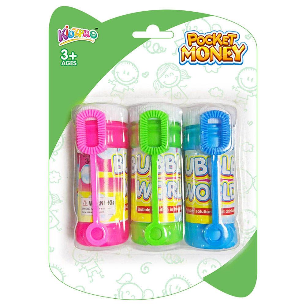 Kidzpro - Bubble Set - 3pcs - Color May Vary