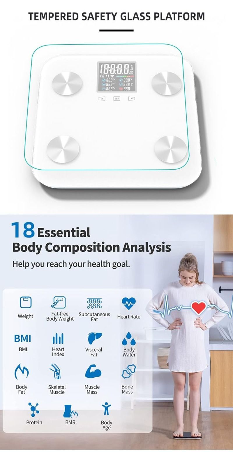 Spectrum - Digital Body Fat Scale - White