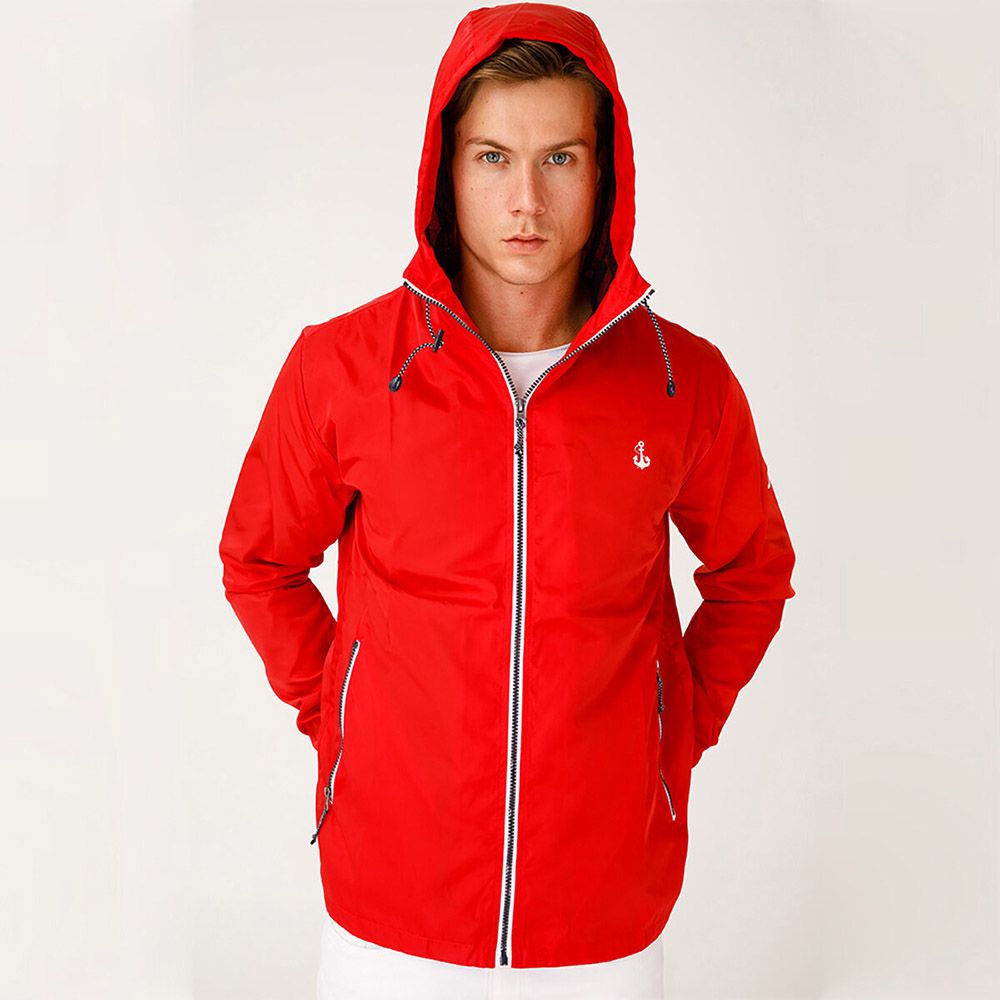 Anemoss - Rain Jacket - S - Red