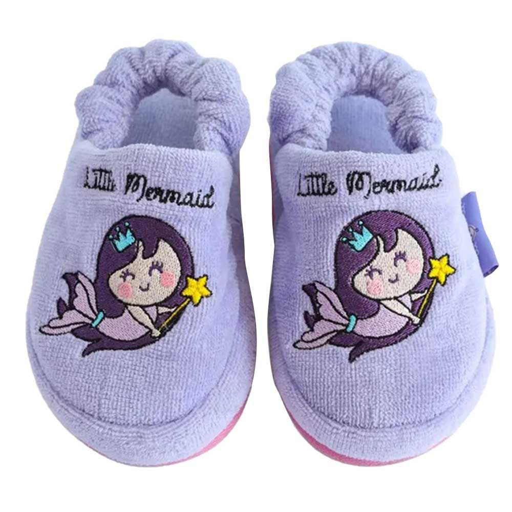 Milk&Moo - Kids House Slippers Little Mermaid - Purple