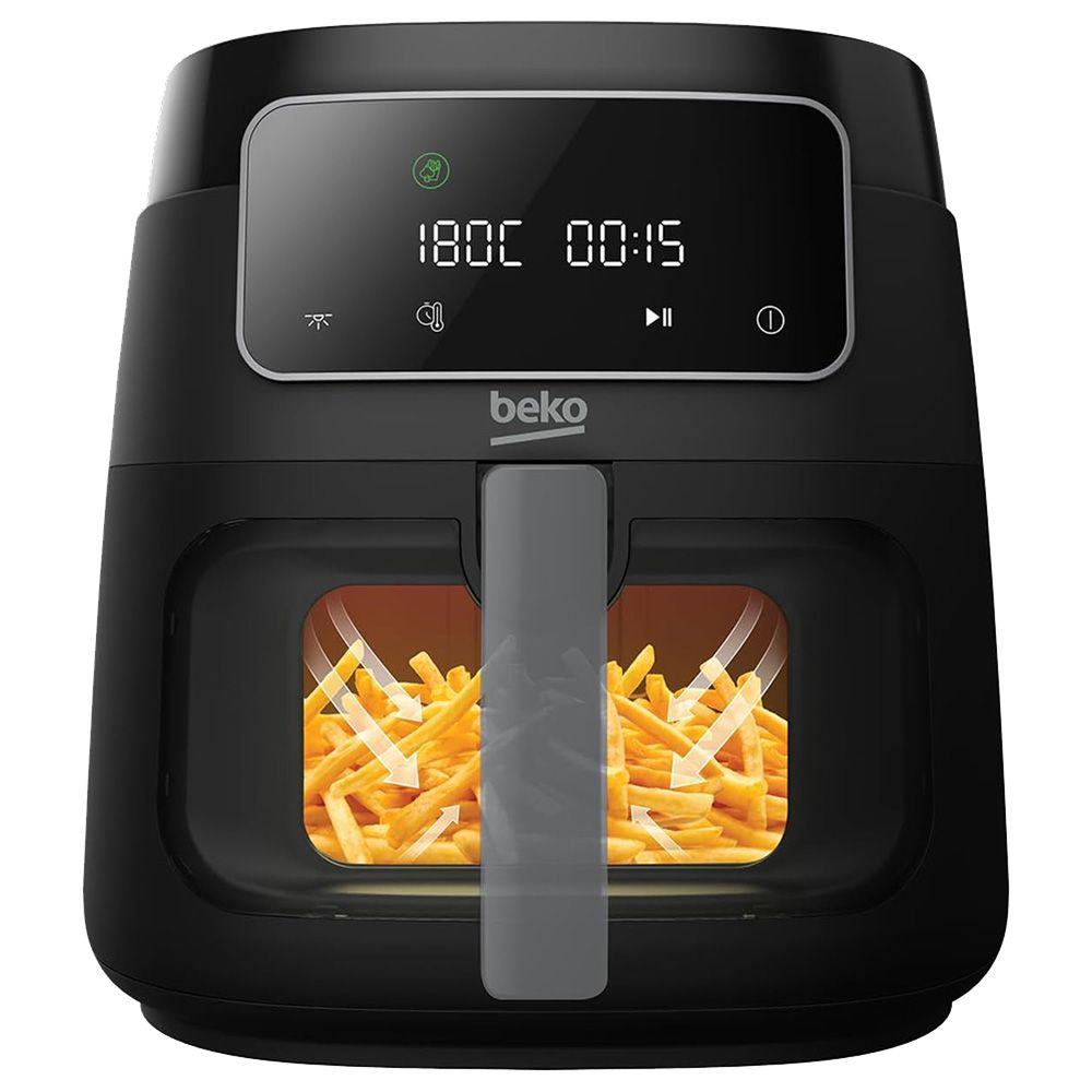 Beko - ExpertFry Hot Air Fryer XXL - Black - 7.6 L