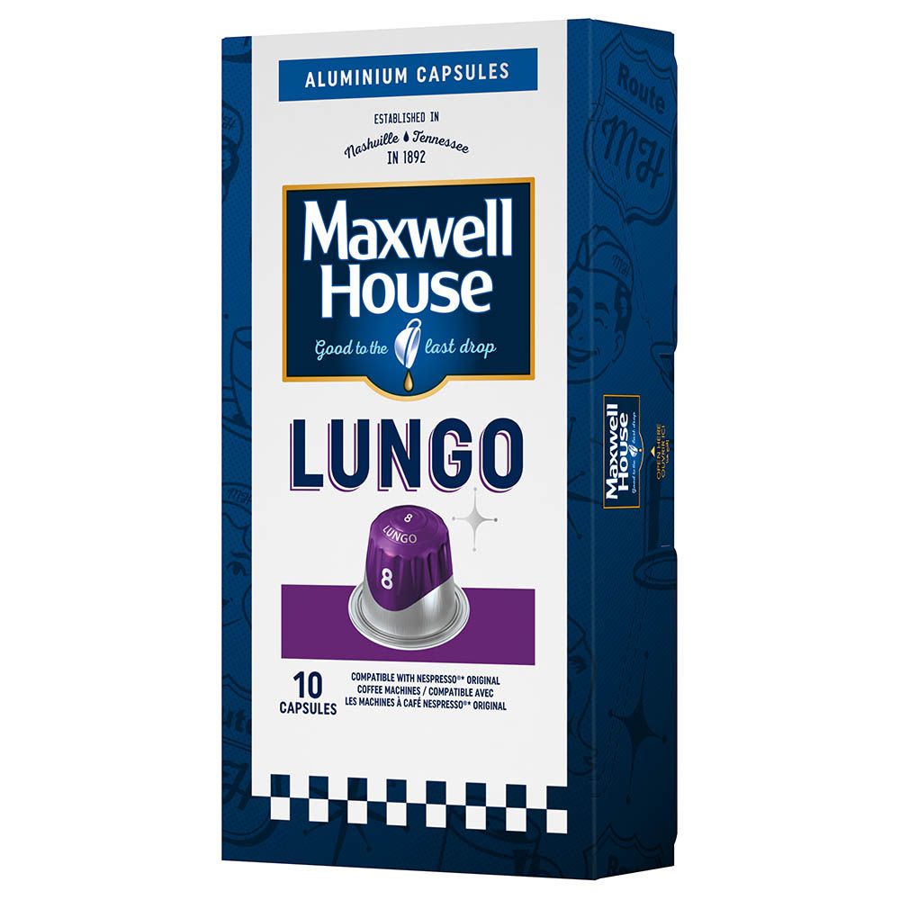 Maxwell House - Lungo Intensity 8 Coffee Capsules - 10pcs