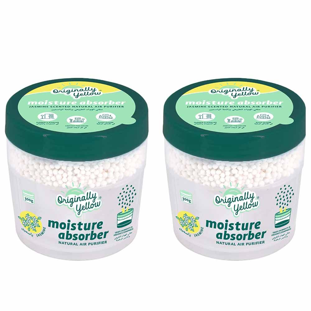 Originally Yellow - Natural Moisture Absorber - Jasmine - 300 g - Pack of 2