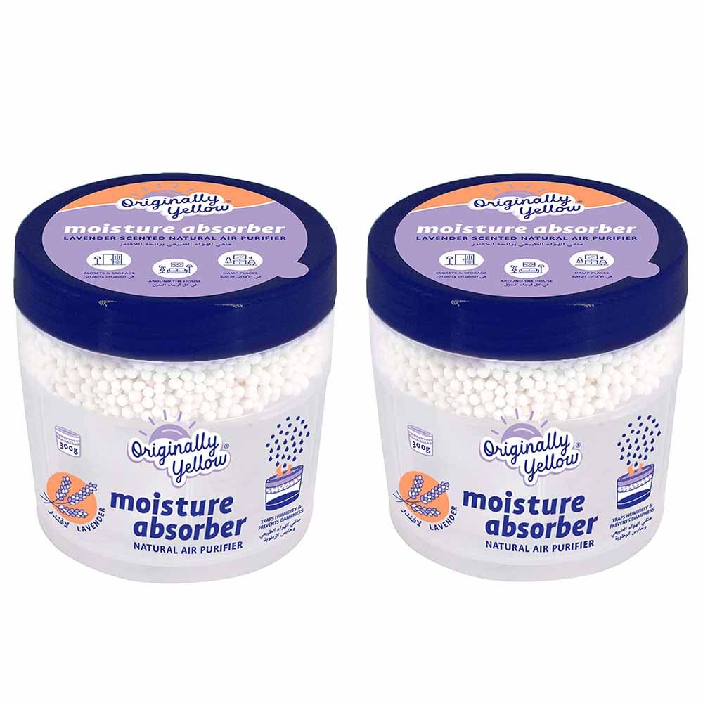 Originally Yellow - Natural Moisture Absorber - Lavender - 300 g - Pack of 2