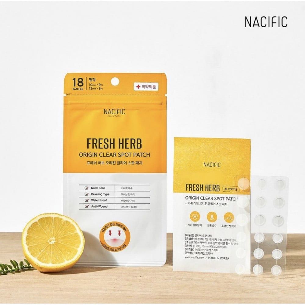 Nacific - Fresh Herb Origin Clear Spot Patch - 18 Pcs