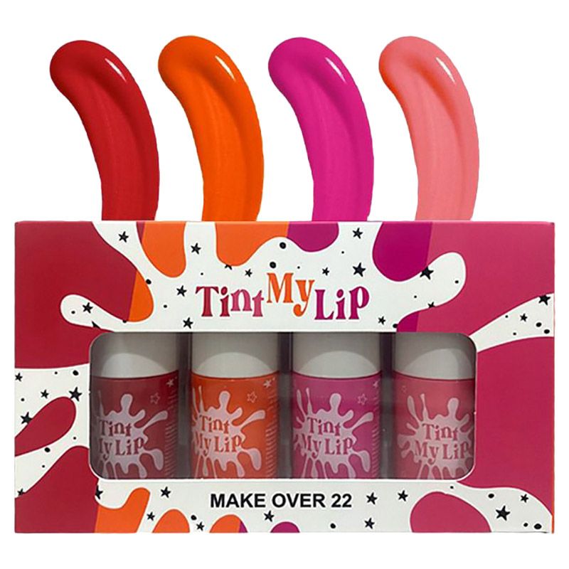 MakeOver22 - Tint My Lip Cheek And Lips Tint - 4pcs