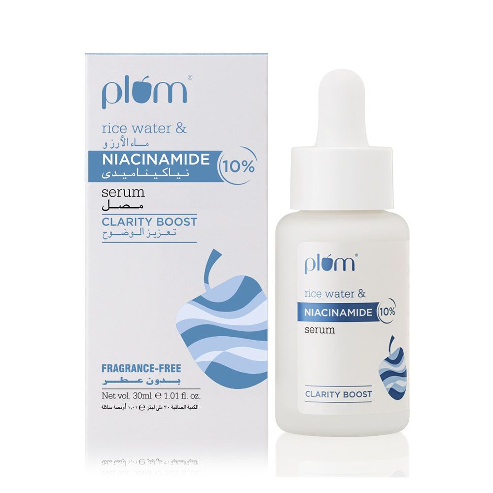 Plum Goodness - 10% Niacinamide Face Serum With Rice Water - 30 ml