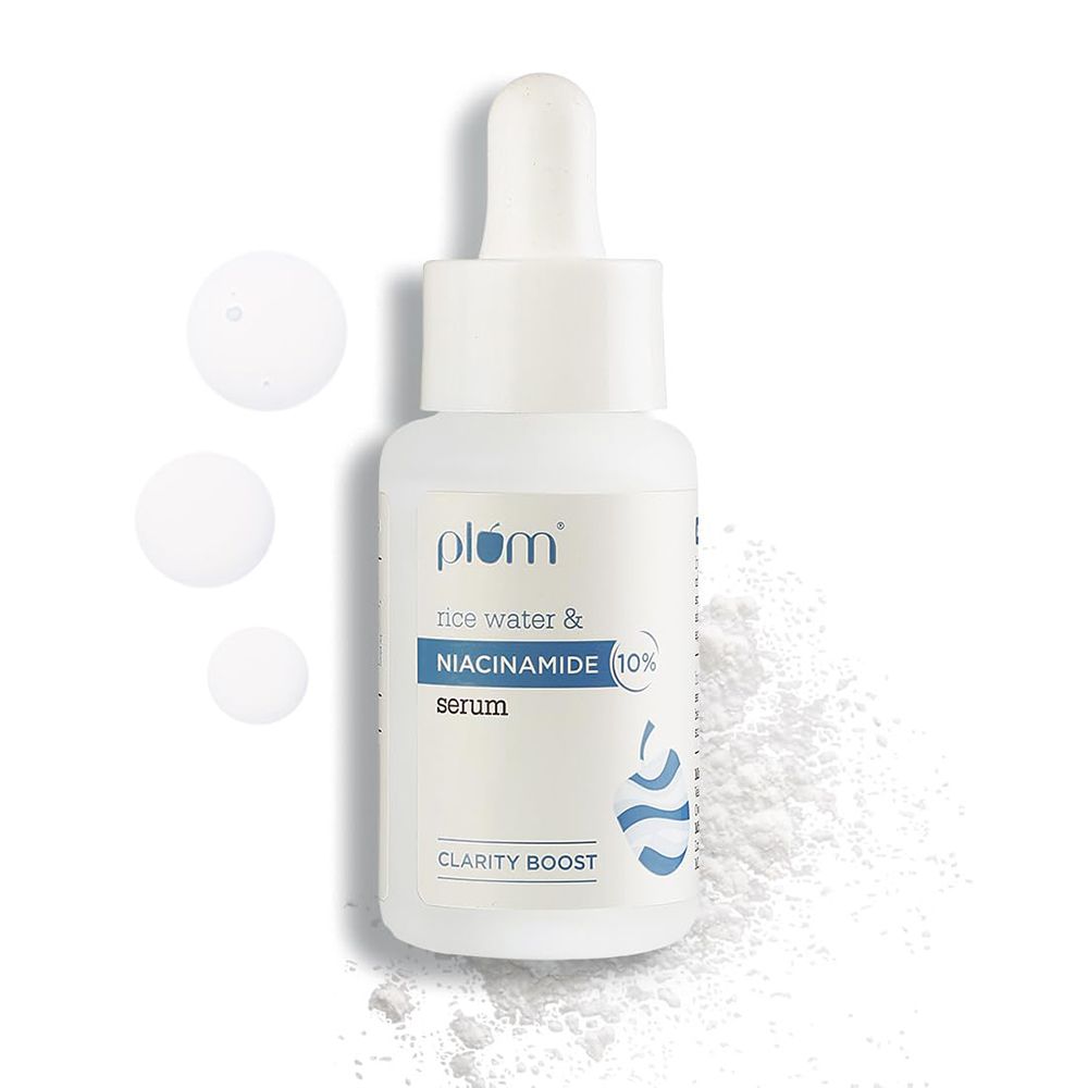 Plum Goodness - 10% Niacinamide Face Serum With Rice Water - 30 ml