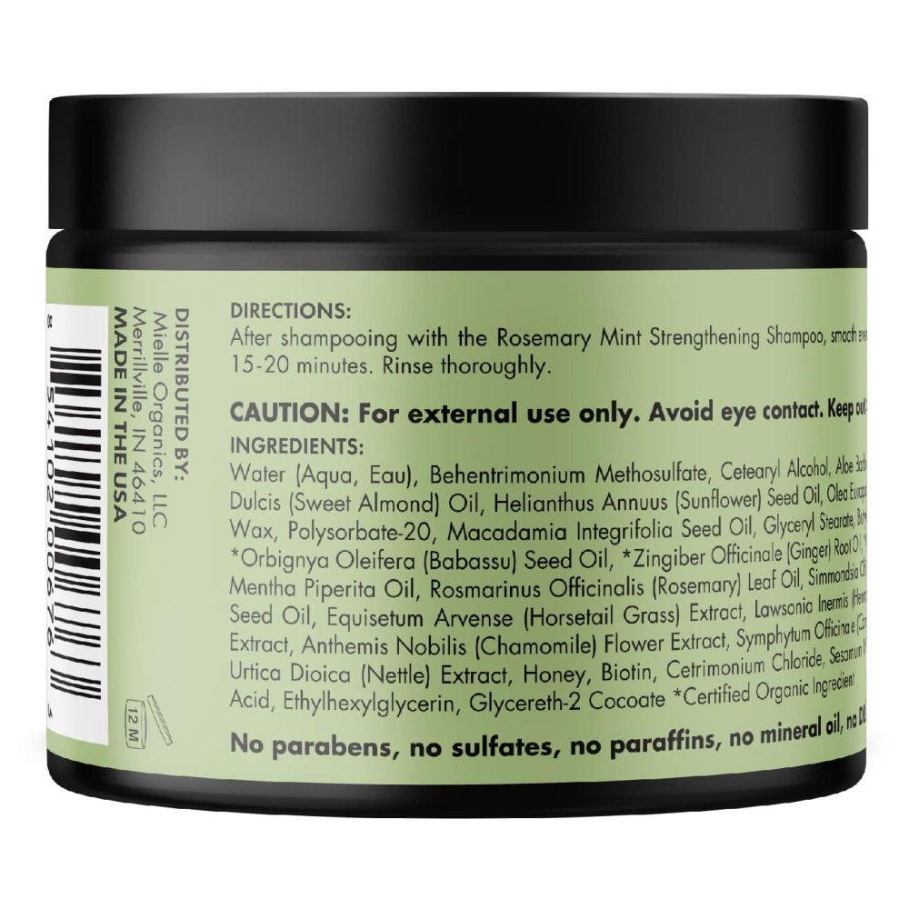 Mielle - Organics Rosemary Mint Strengthening Hair Masque - 340 gm