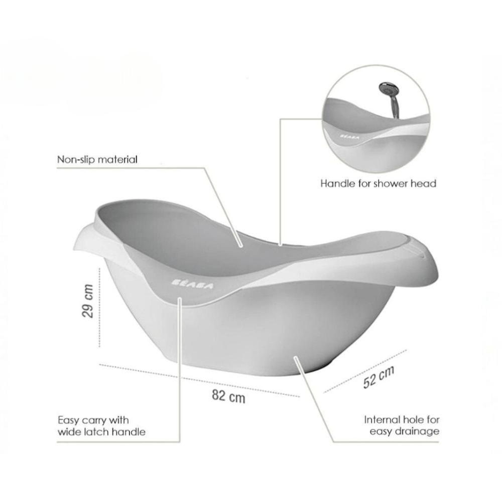 Beaba - Baby Bath Tub Camele'O 1st Age - Light Mist