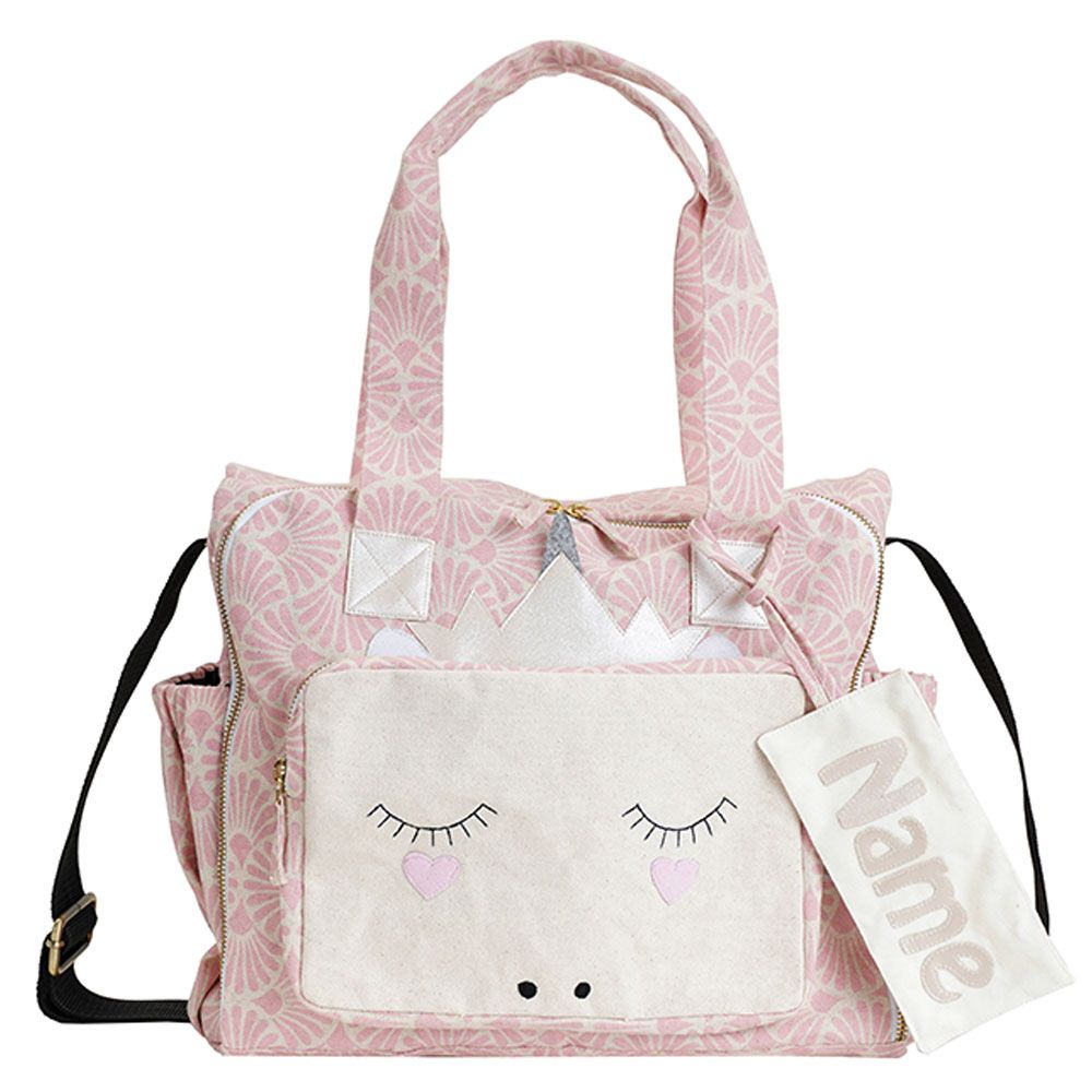 Mi Dulce An'ya - Organic Unicorn Diaper Bag - Pink