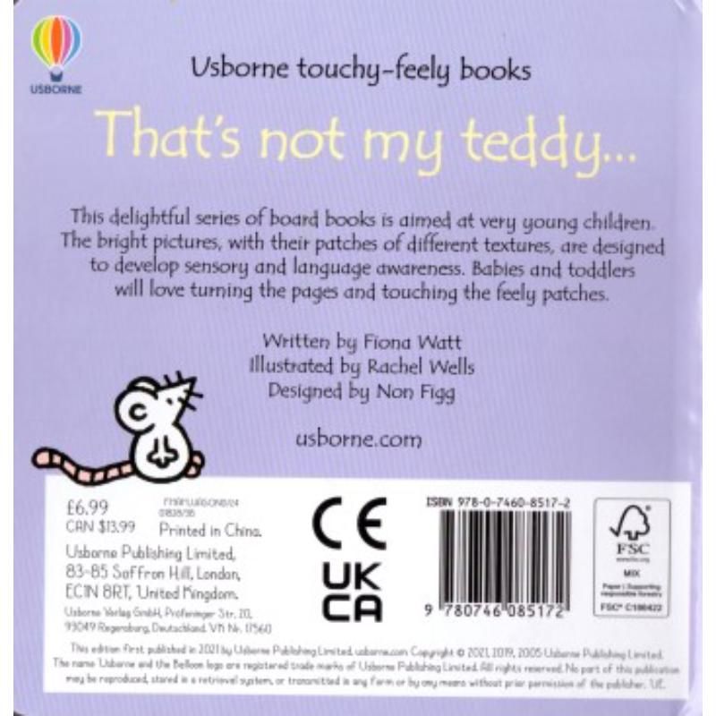 Usborne Books - That's not my teddy