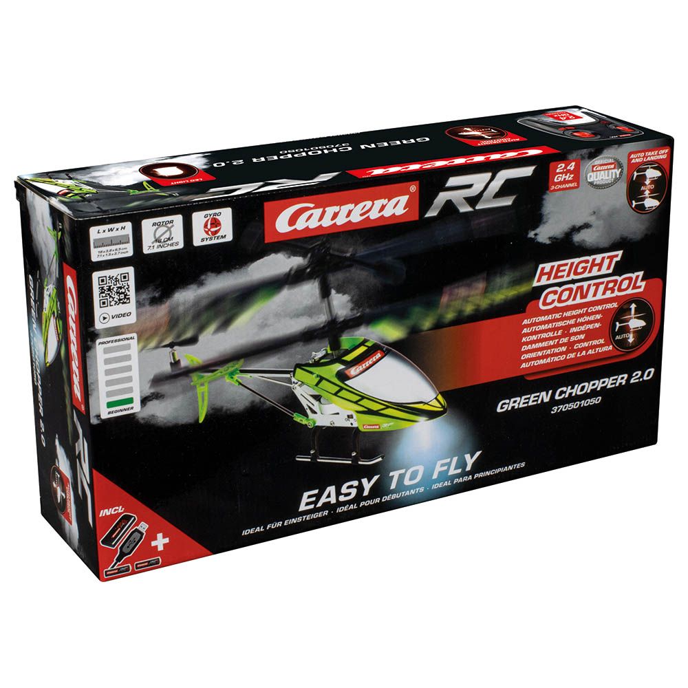 Carrera - Easy To Fly Chopper 2.0 RC Car Toy - Green