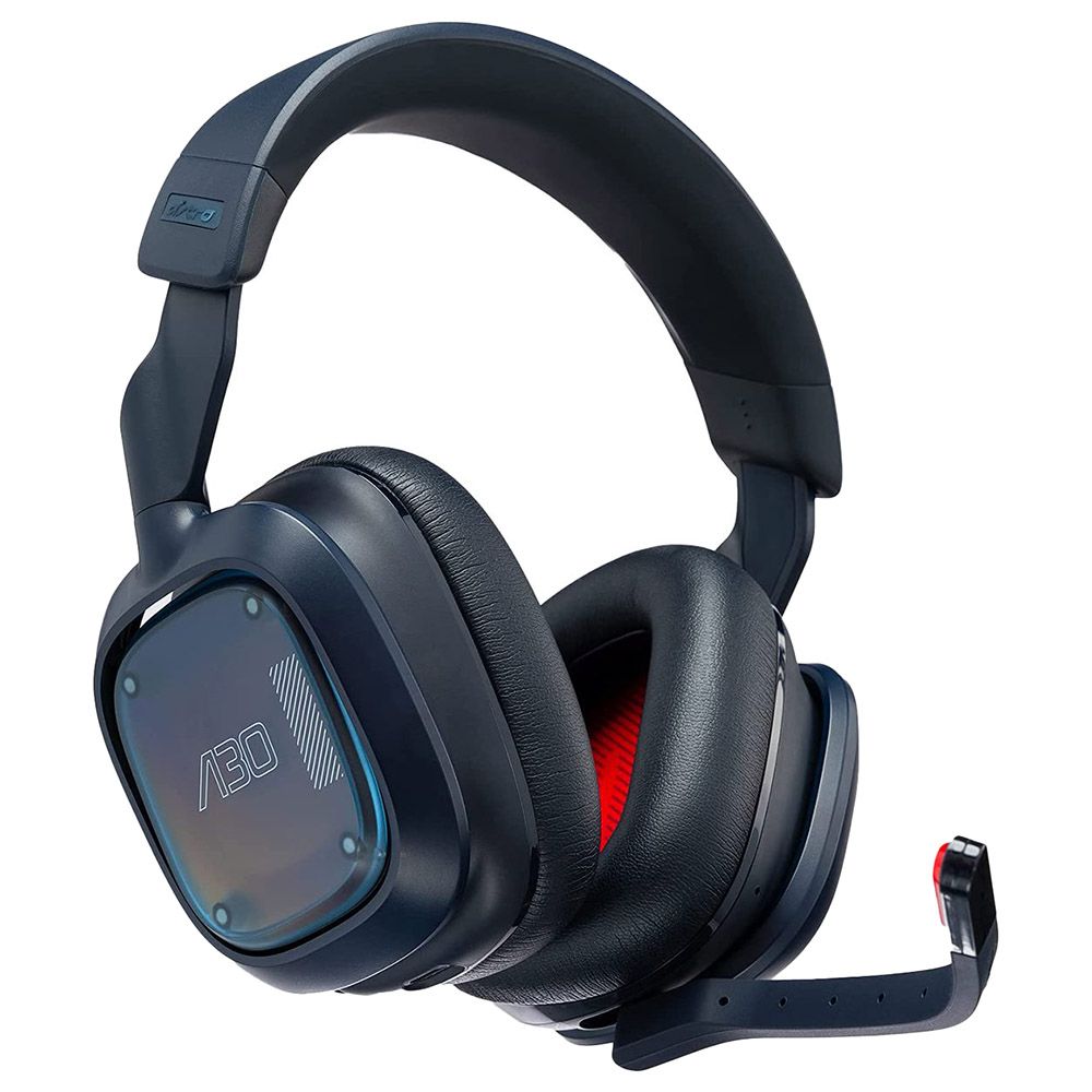 Logitech - Astro A30 Lightspeed Wireless Gaming Headset - Navy/Red