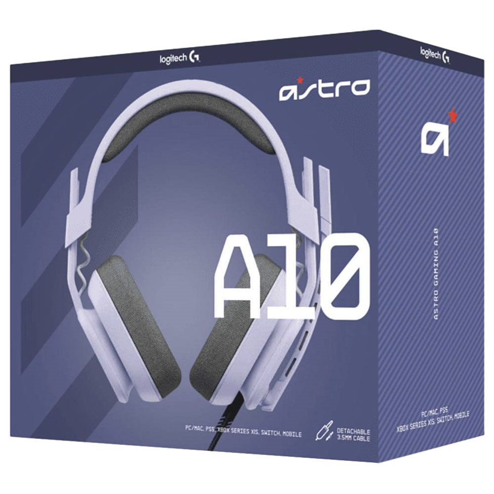 Logitech - Astro A10 Gaming Headset Gen 2 - Lilac