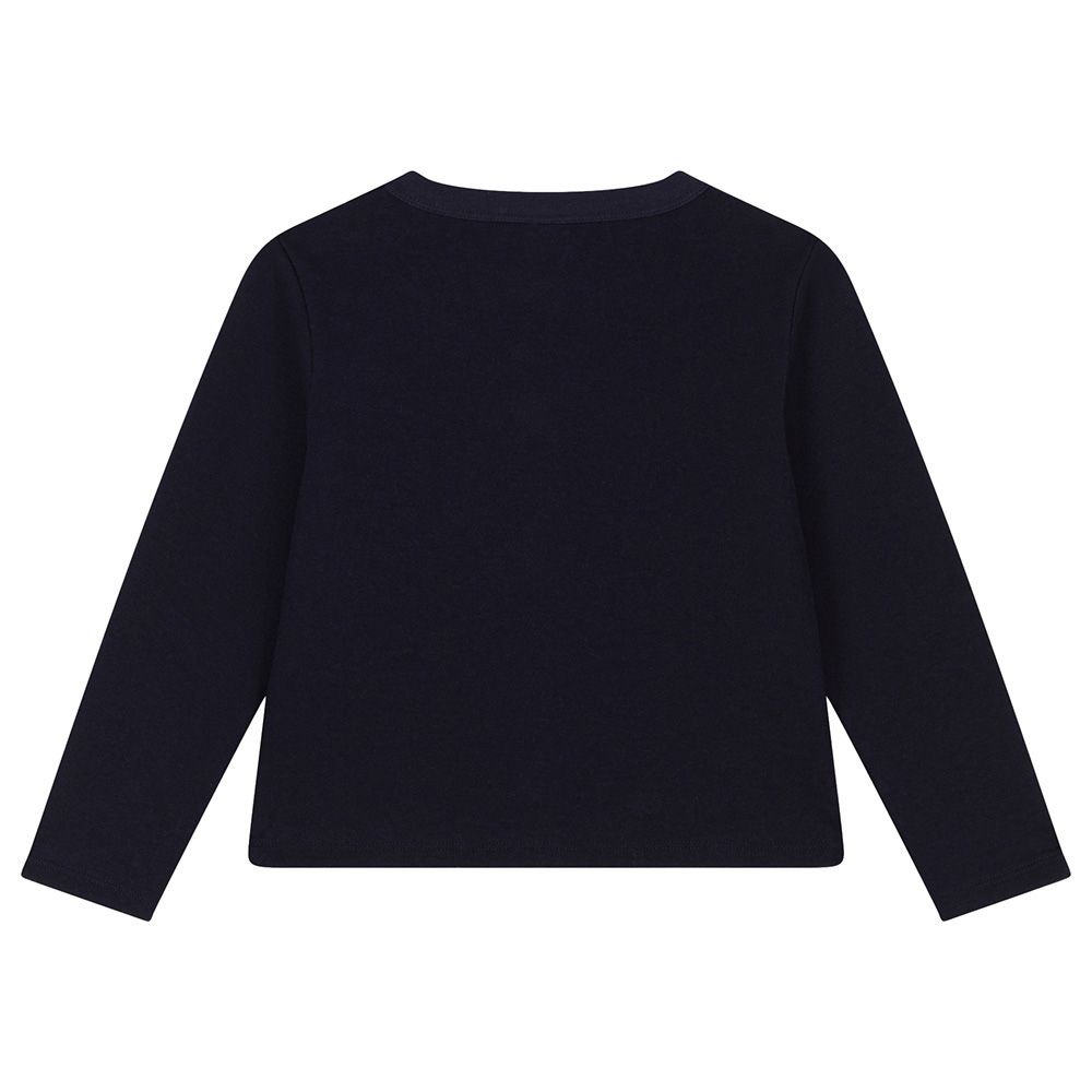 Petit Bateau - Boy's Cotton Cardigan - Blue