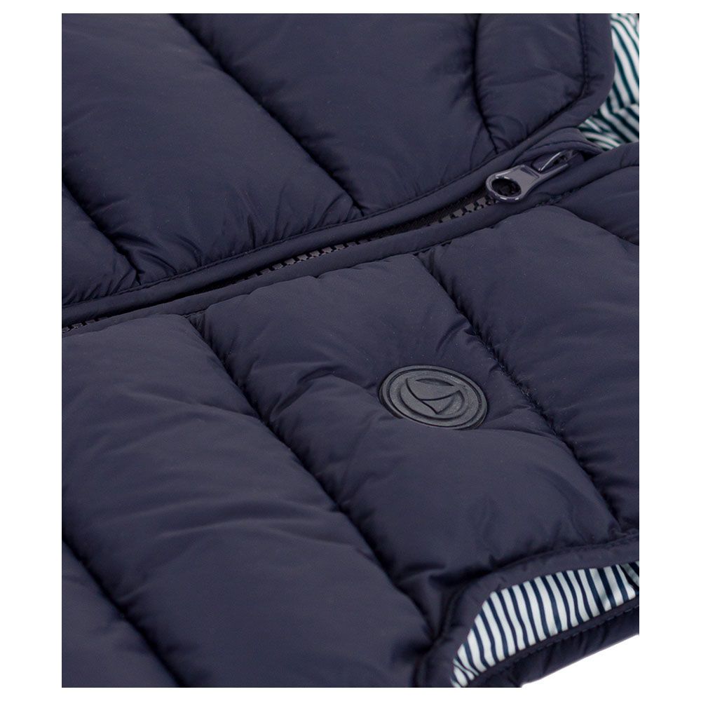 Petit Bateau - Boys Sleeveless Quilted Padded Jacket - Blue