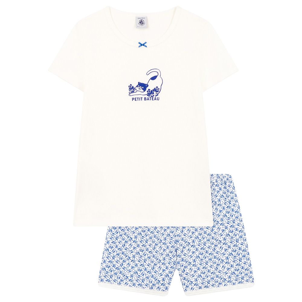 Petit Bateau - Children's Short Cotton Pyjama Set