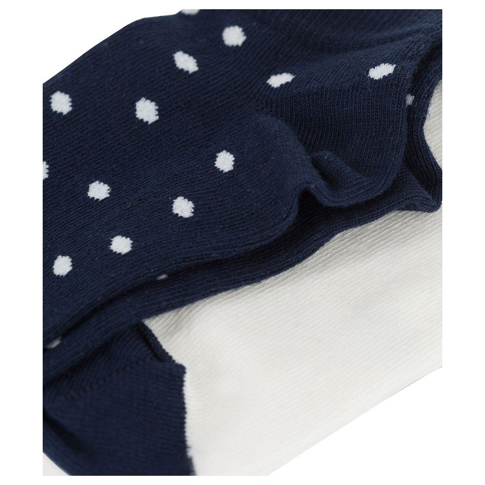 Petit Bateau - 2pc-Set - Girl's Socks - White/Blue