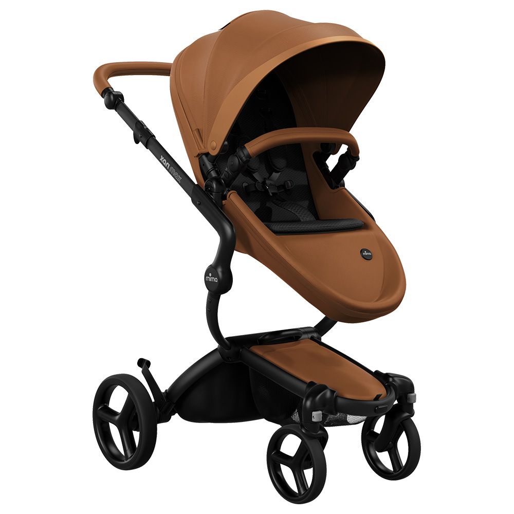 Mima - All In One Xari Max Stroller - Black/Camel