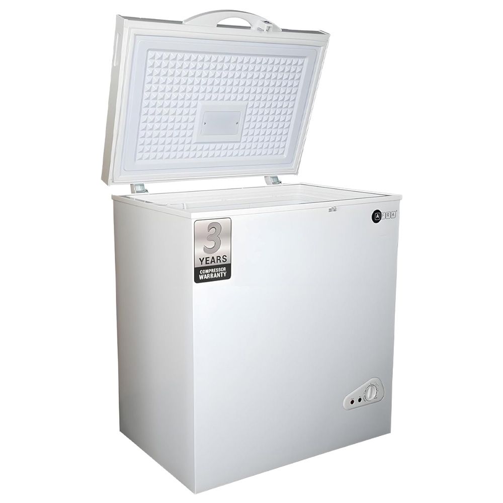 Afra - Chest Freezer - White - 200 L