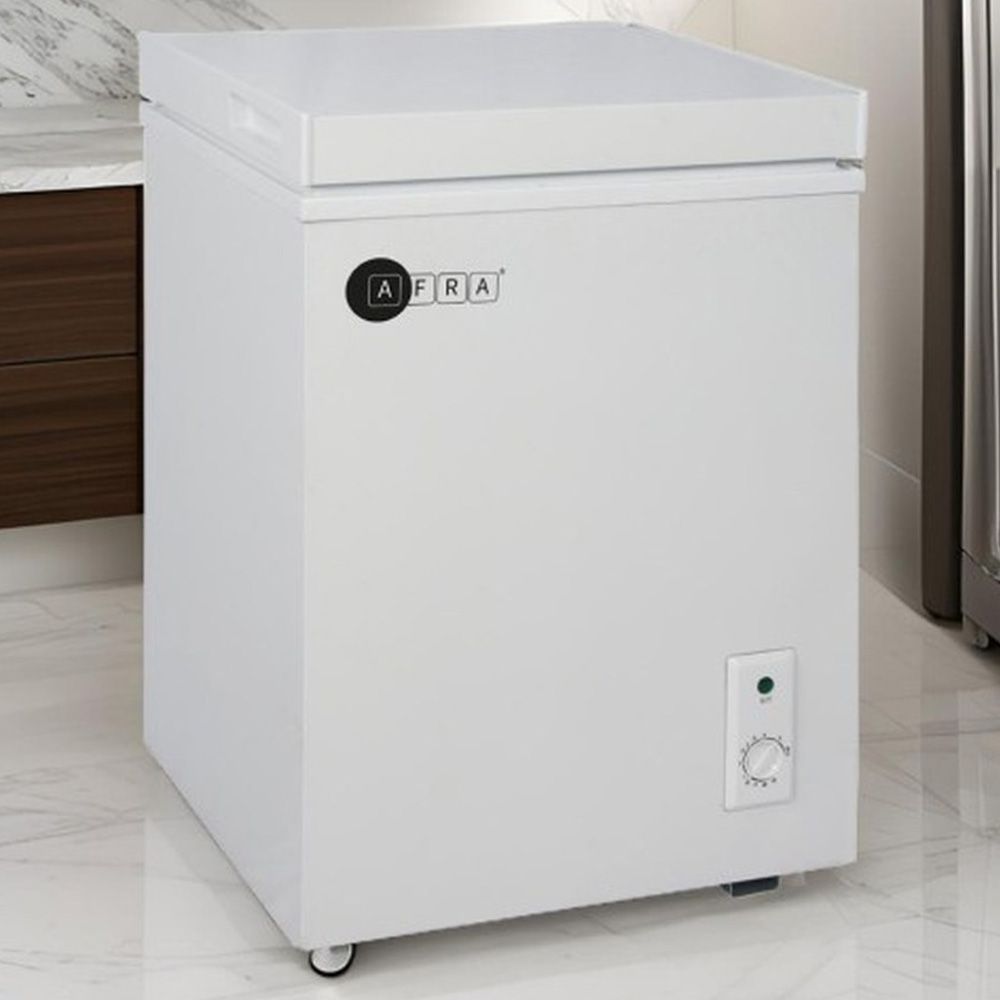 Afra - Chest Freezer - White - 200 L