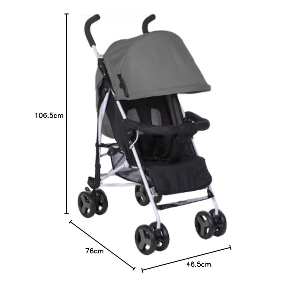 Bumble & Bird - Light Baby Travel Stroller - Grey