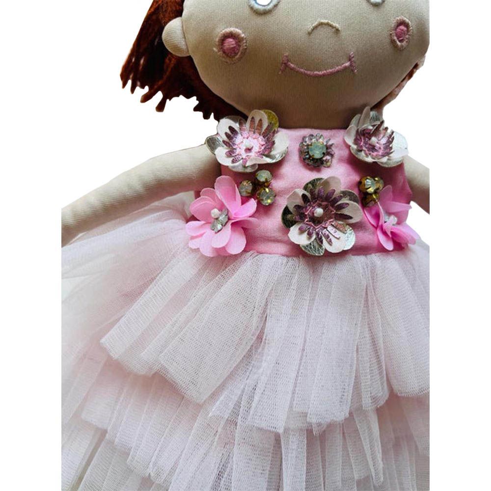 A Little Fable - 2Pc-Set - Florence Dress & Doll - Pink