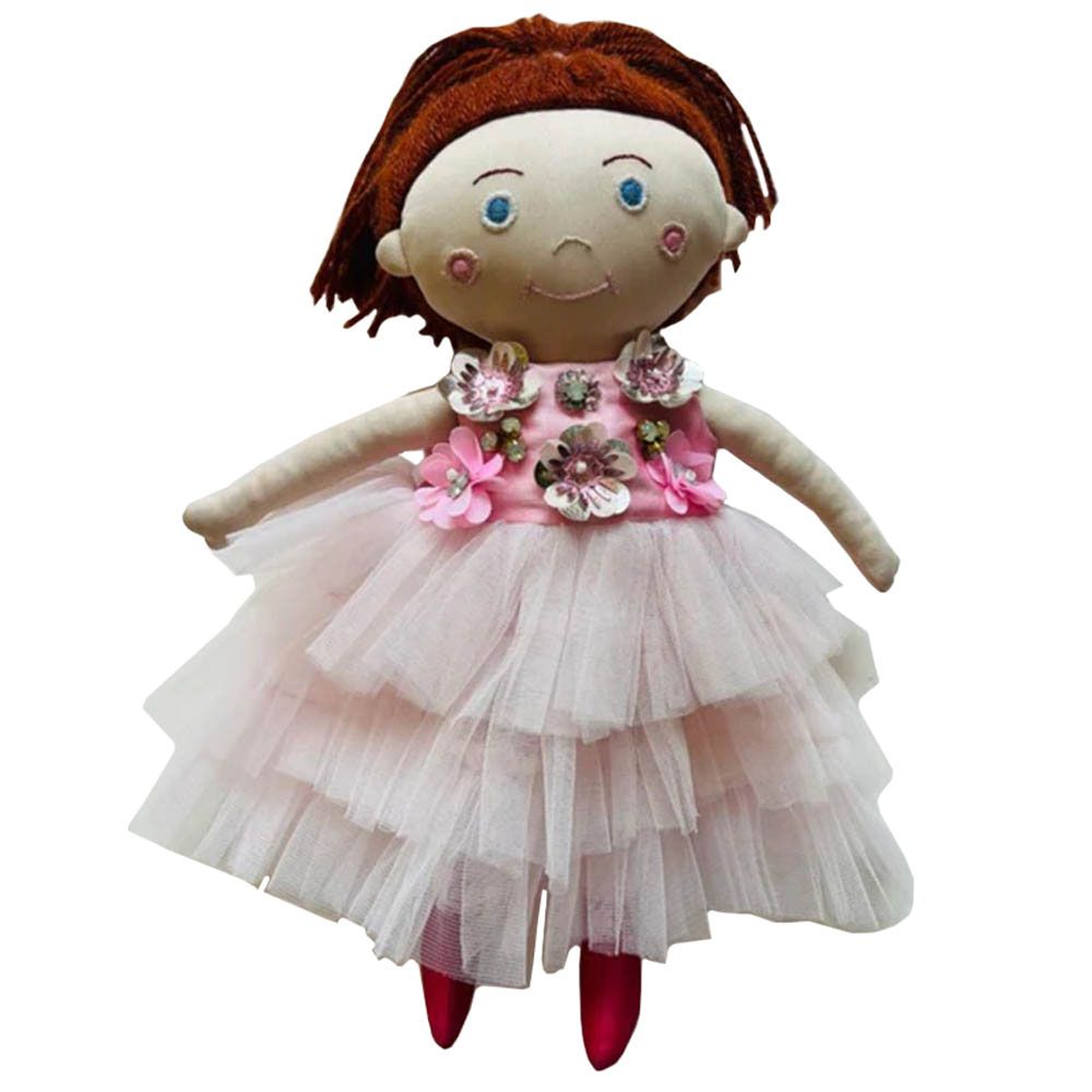 A Little Fable - 2Pc-Set - Florence Dress & Doll - Pink