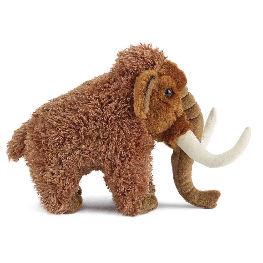 Living Nature - Woolly Mammoth Plush Toy - Brown - 22cm