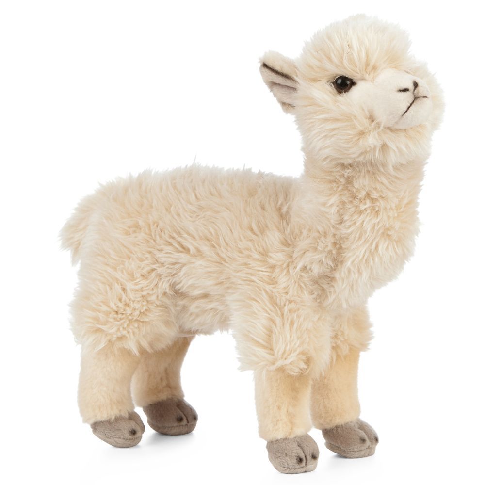 Living Nature - Alpaca Plush Toy - White - 24cm