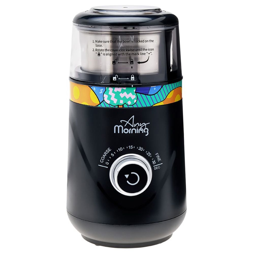 Any Morning - Sh21638B Coffee Grinder - Black