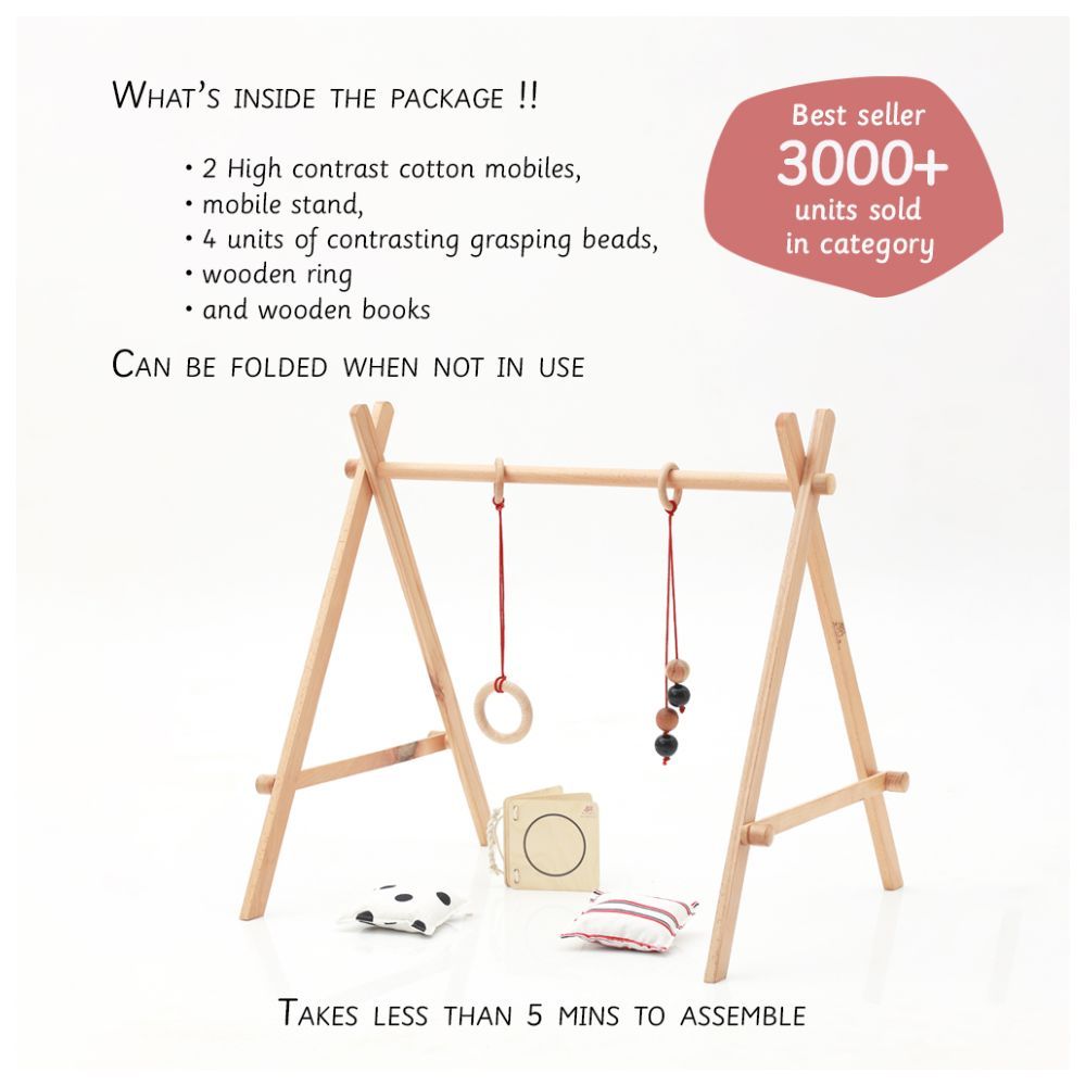 Ariro - Wooden Baby Mobile And Floor Gym