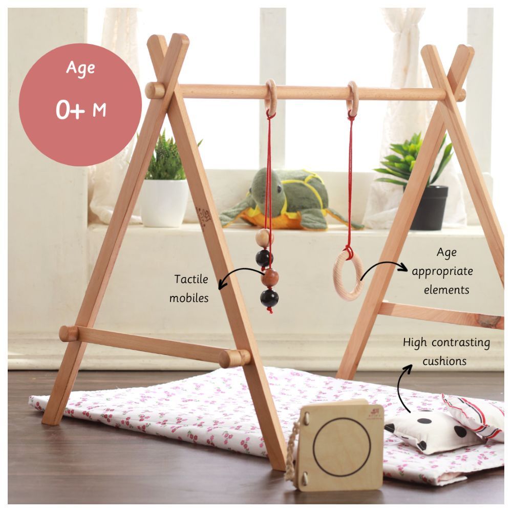 Ariro - Wooden Baby Mobile And Floor Gym