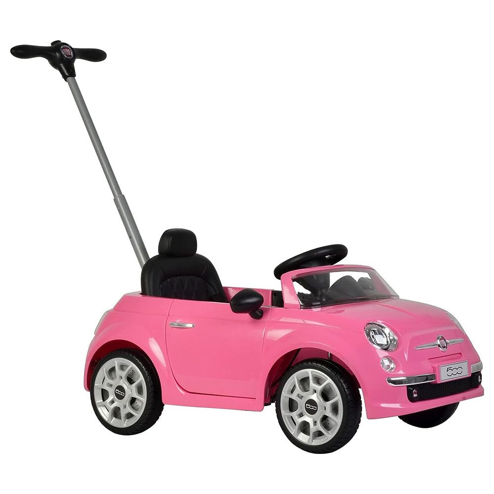 Fiat - 500 Handle Push Car - Pink