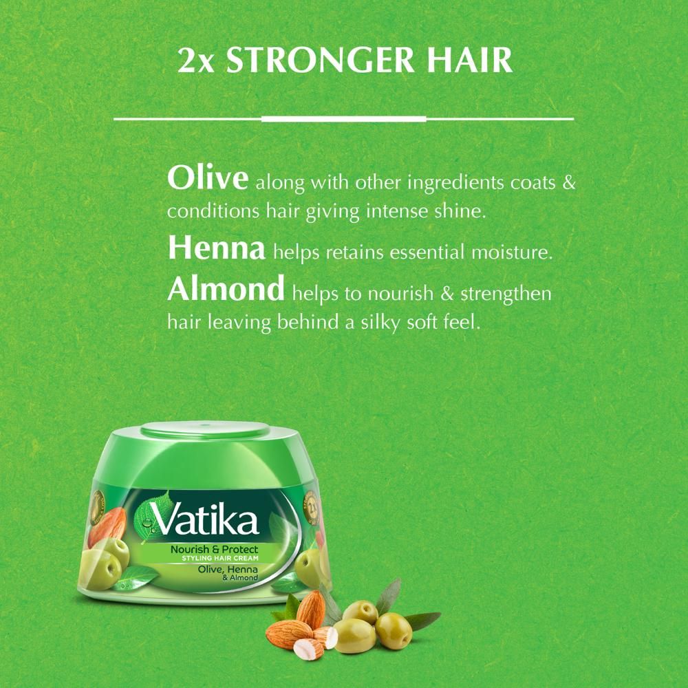 Vatika Naturals - Nourish & Protect Styling Hair Cream - 210ml